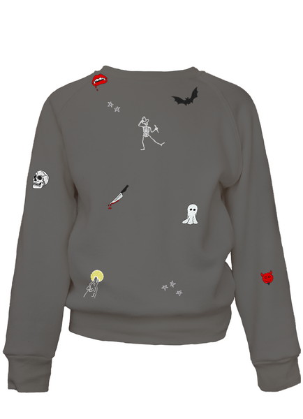Kids' Spooky Sprinkle Crew Pullover