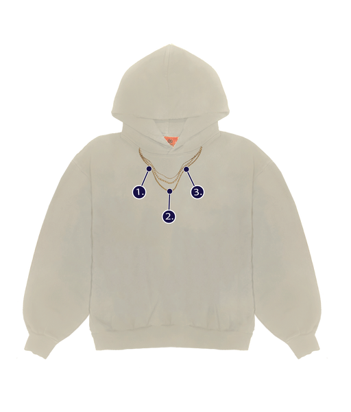 Custom Charm Necklace Hoodie