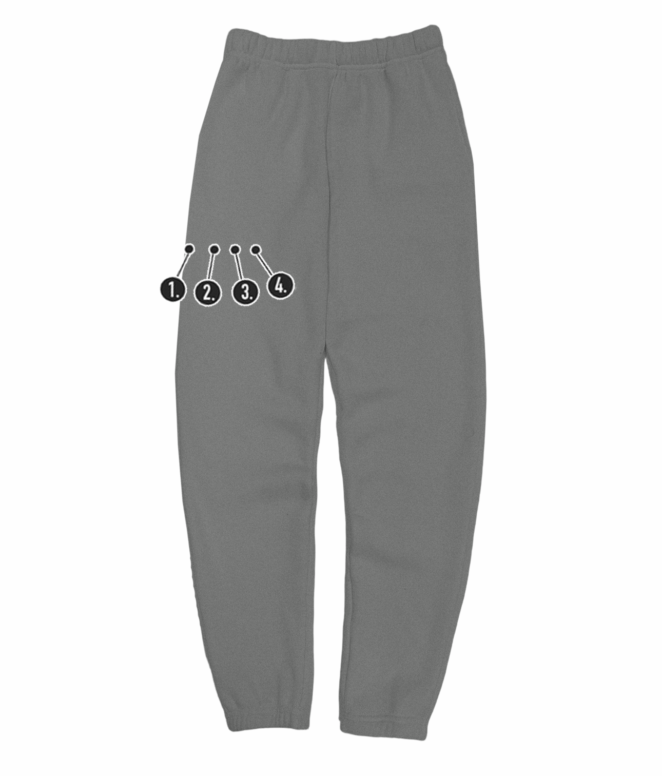 Customizable Spooky Leg Horizontal Mini Embroidery Classic Sweatpants