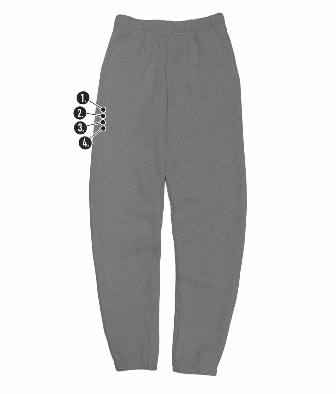 Customizable Spooky Leg Vertical Mini Embroidery Classic Sweatpants