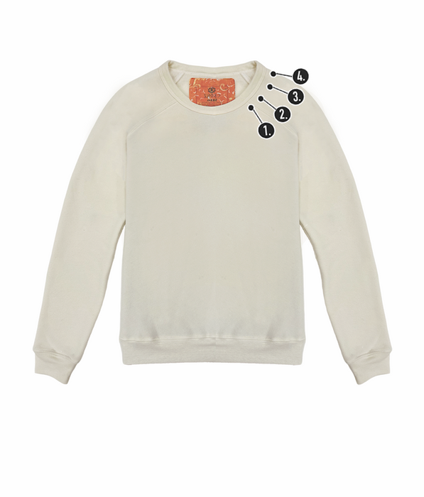 Holiday Customizable  neckline Mini Embroidery Women's Pullover