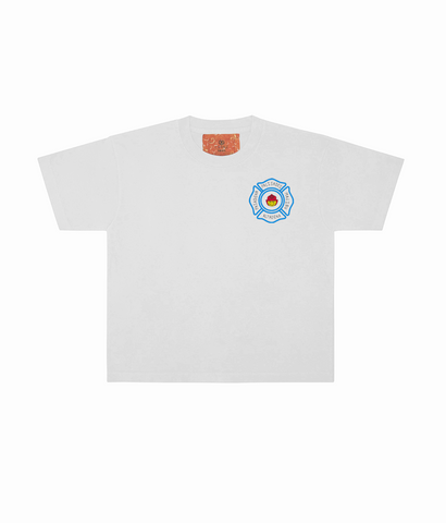 C.Bonz Fire Badge Cropped Tee