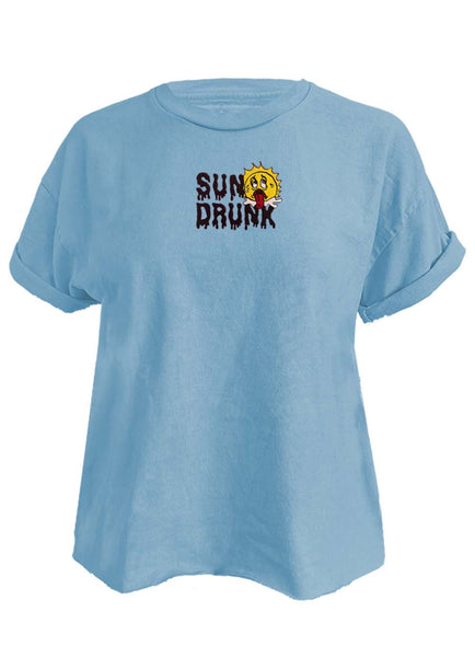 Sun Drunk Crop Tee