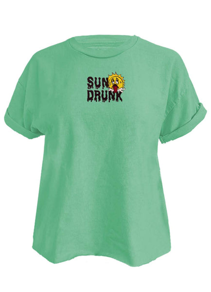 Sun Drunk Crop Tee