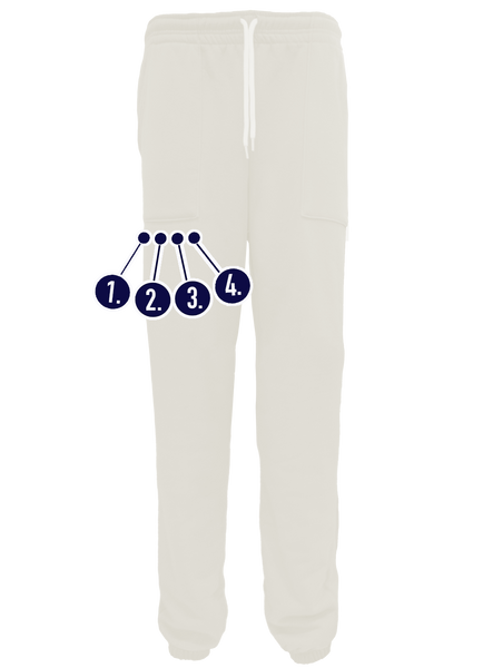 Custom Mini Embroideries Unisex Sweatpants
