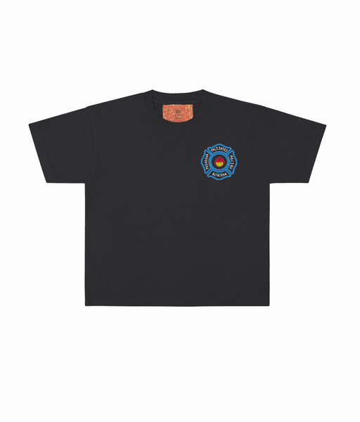 C.Bonz Fire Badge Cropped Tee