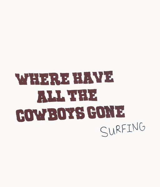 Cowboys Gone Surfing Hoodie