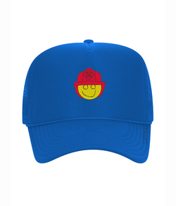 Happy Firefighter  Trucker Hat