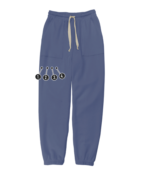 Custom Mini Embroideries Unisex Sweatpants