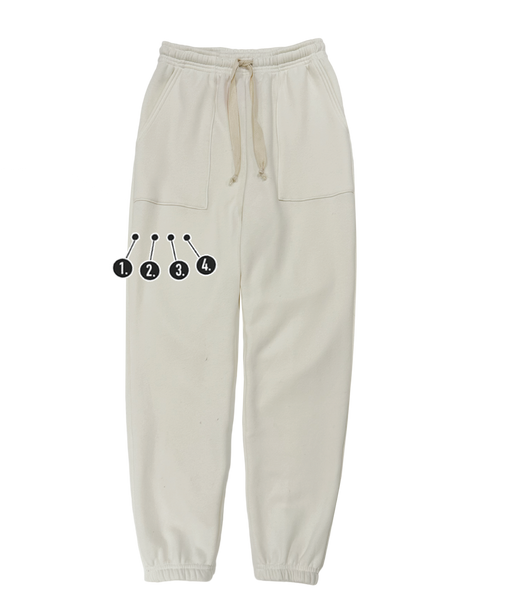 Custom Mini Embroideries Unisex Sweatpants