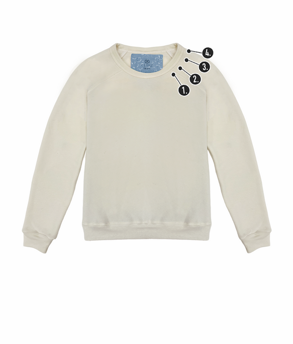 Holiday Customizable neckline Mini Embroidery Kids' Pullover