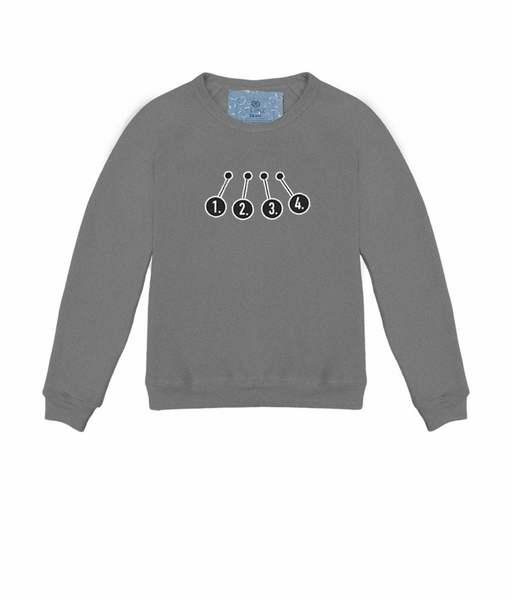 Customizable Spooky Chest Mini Embroidery Kids' Pullover