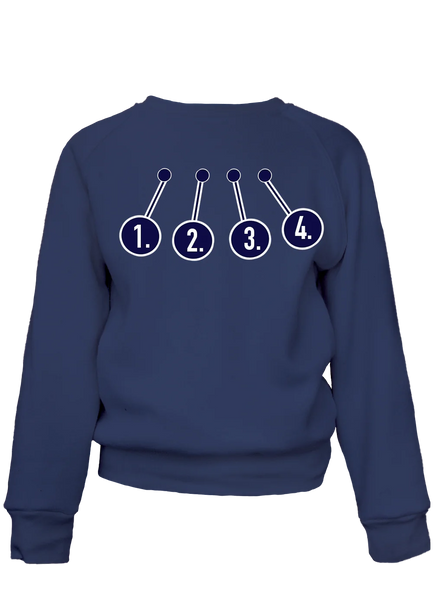 Kids' Spooky Custom Chest Classic Crew Pullover