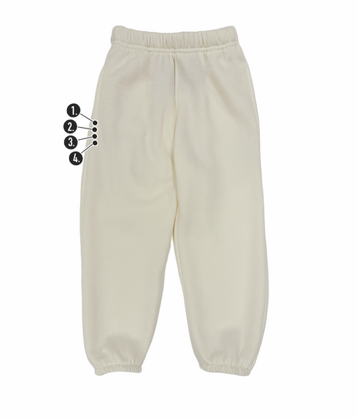 Customizable Spooky Leg Vertical Mini Embroidery Kids' Sweatpants