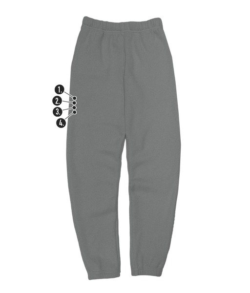 Custom Leg Mini Embroideries Sweatpants