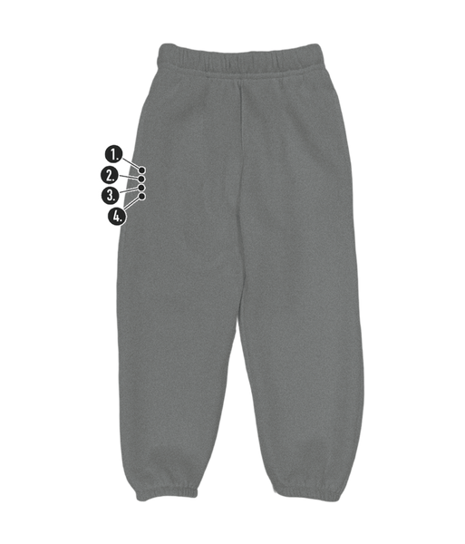 Custom Vertical Mini Thigh Kids' Sweatpants