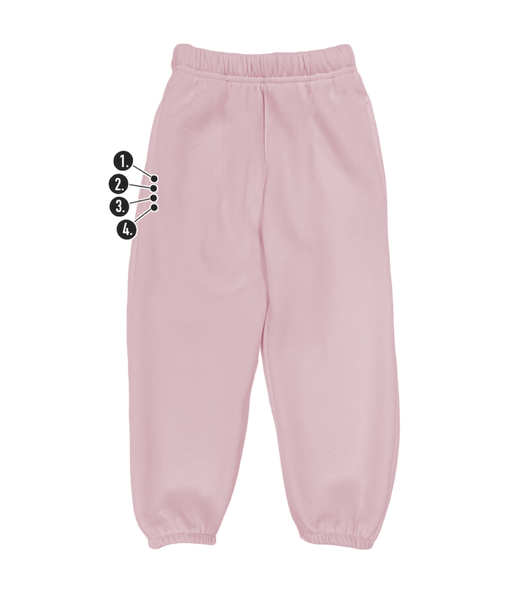 Custom Vertical Mini Thigh Kids' Sweatpants