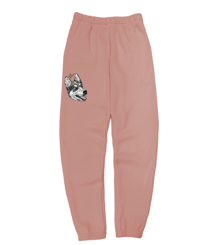 Women's Doodle Style Custom Pet Portrait Classic Sweatpants