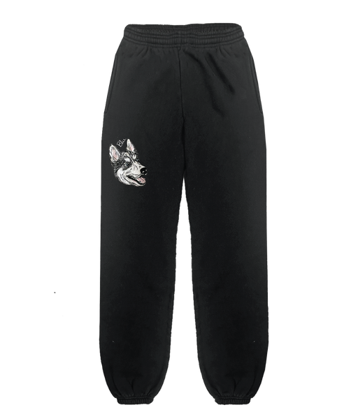 Doodle Style Custom Pet Portrait Heavy Cotton Fleece Sweatpants