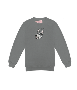 Doodle Style Custom Pet Portrait Unisex Crewneck Pullover