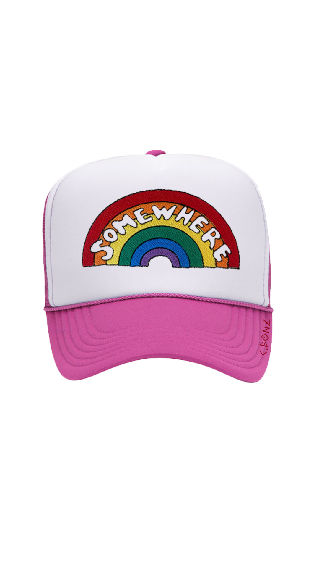 SOMEWHERE in the Rainbow Trucker Hat – CBONZ