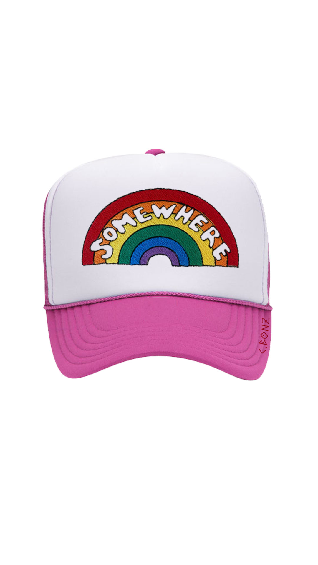 SOMEWHERE in the Rainbow Trucker Hat