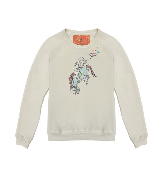 Space Cowboy Women's Classic Crew Pullover