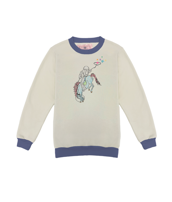 Space Cowboy Unisex Crew Pullover