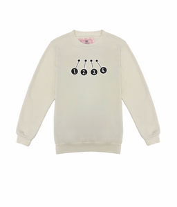 Customizable Spooky Chest Mini Embroidery Unisex Crewneck