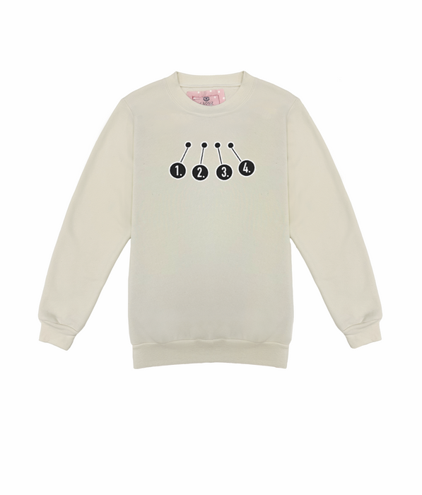 Customizable Spooky Chest Mini Embroidery Unisex Crewneck