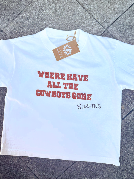 Cowboys Gone Surfing Malibu Tee