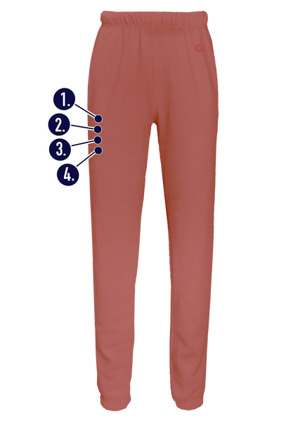 Custom Leg Mini Embroideries Sweatpants