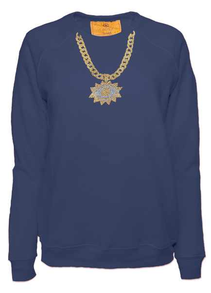 Women's Large Chain Pullover