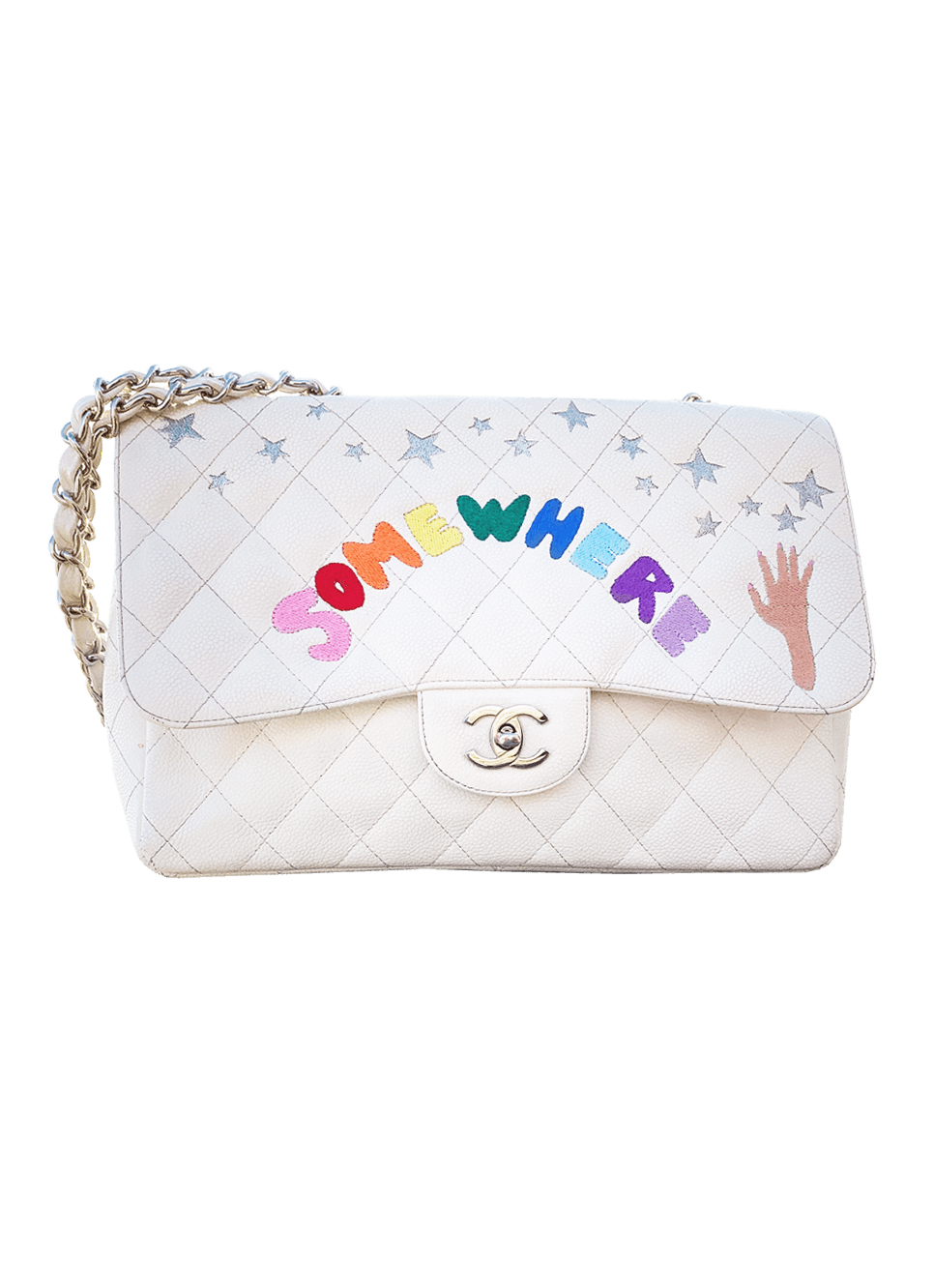 CBONZ - Custom Embroidered Chanel Purse