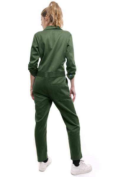 Watch Your Back Organic Hemp and Cotton Jumpsuit