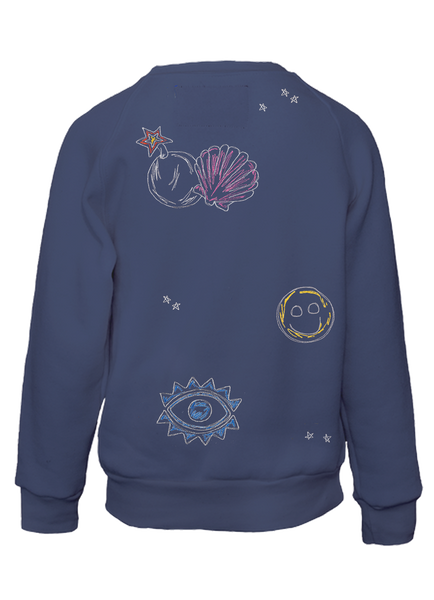 Kid's Scribble Sprinkle Classic Cut Pullover