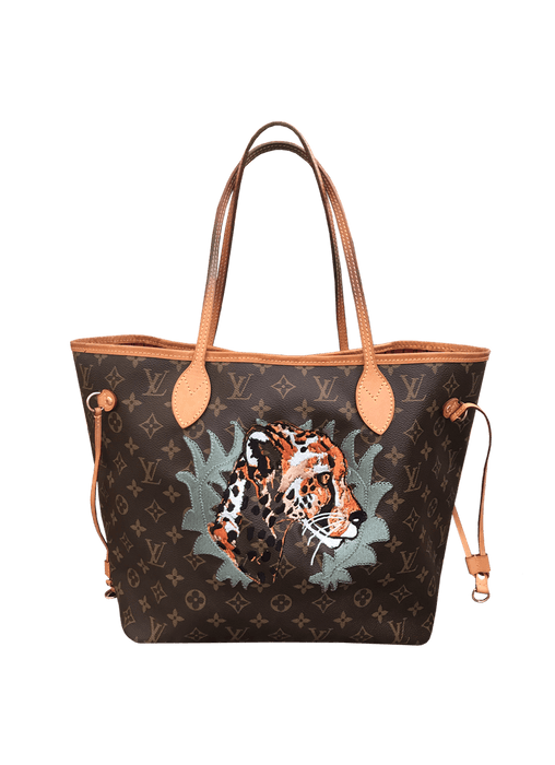 CBONZ - Custom Embroidered Neverfull Louis Vuitton Tote