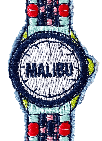MALIBU Embroidered "Watch" Bracelet