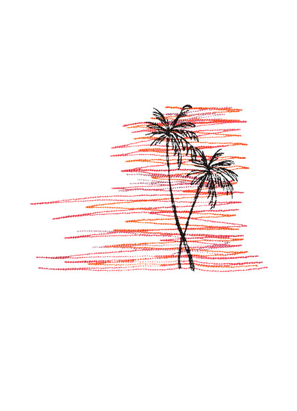 Kid's Sunset Palms Sweatpants