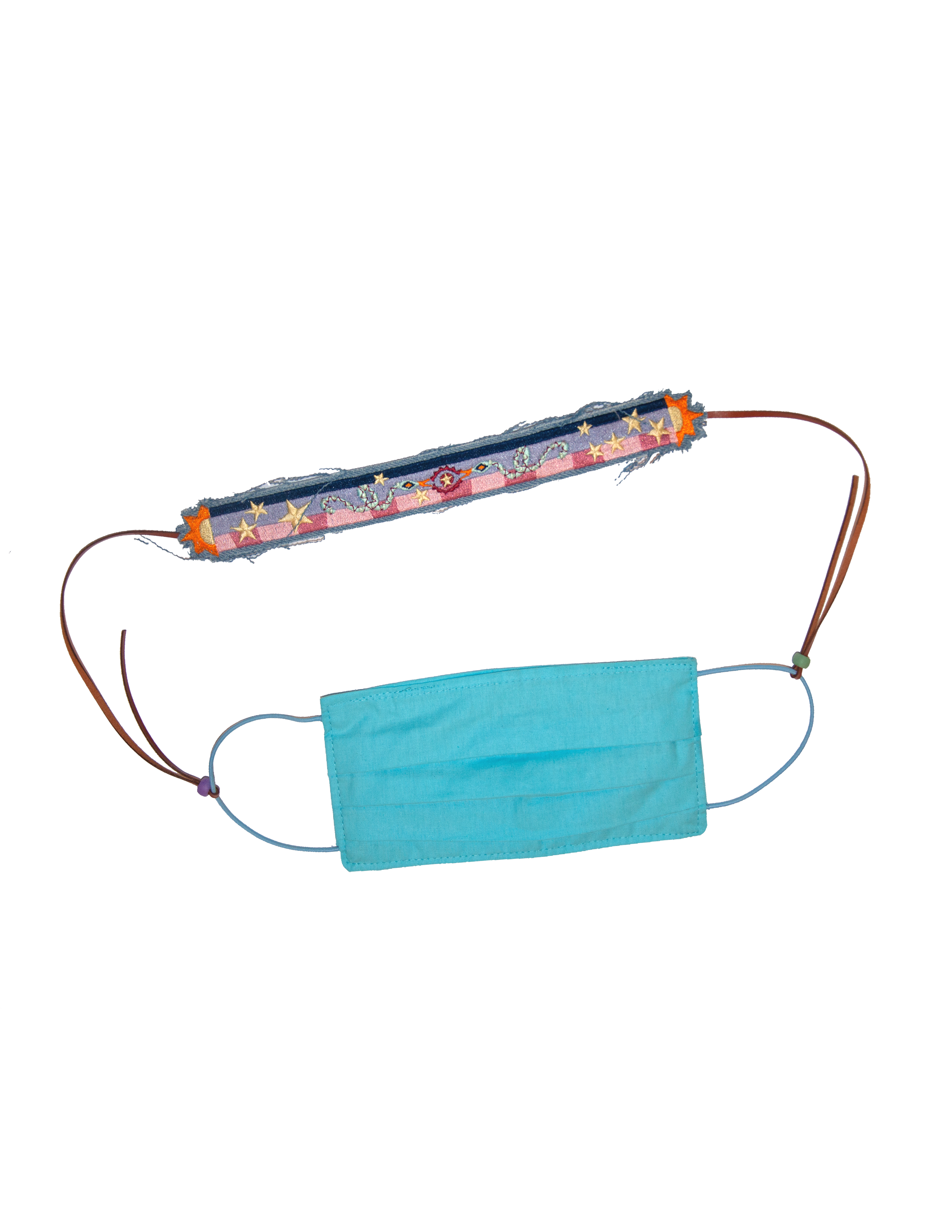 CBONZ - Evil Eye and Snakes Hat Band / Mask Lanyard / Choker / Bootstrap